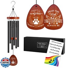 Wind Chimes for Loss of Pet Dog, Dog Memorial Sympathy Remembrance Gift, Pet ...