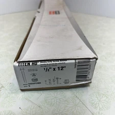 Simpson THD501200H Titen HD 1/2 in. x 12 in. Heavy-Duty Screw Anchor (5-Qty)