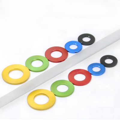 #ad #ad Multi colored Aluminum 7075 Flat Washers Color Anodizing M3 M4 M5 M6 M8 M10 $13.99