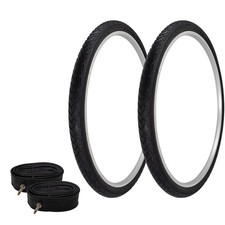 PRO TIRES 700 x 40 Black W-2101 W/TUBES 33mm Presta Valve