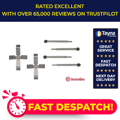 Brake Pad Fitting Kit fits VOLVO 850 2.3 Rear 93 to 96 Brembo 1228352 75505 New