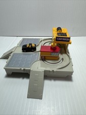Galoob Micro Machines Travel City Car Wash -Complete and Functional & Corvette