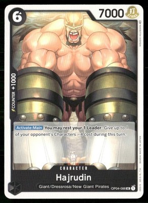 2023 Kingdoms of Intrigue Hajrudin Character / Black/Giant/Dressrosa/New Giant