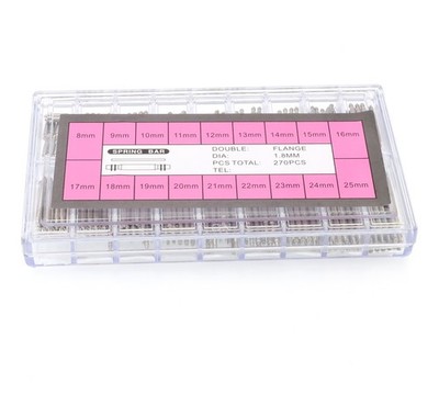 Federstegsortiment-FSS6 in Sortierbox 270-teilig 1,8/8-25 mm