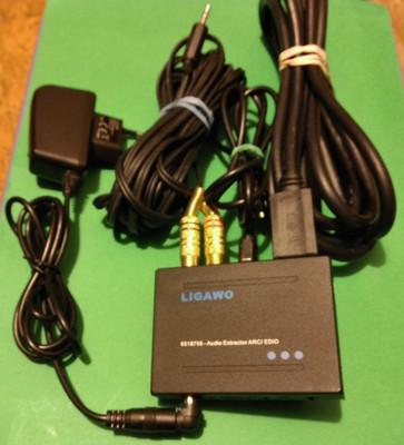 LIGAWO - AUDIO EXTRACTOR ARC/EDID + cables