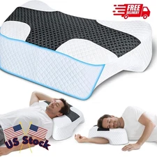 Side Sleeper Pillow with Arm Hole, Upgraded Shoulder Relief System