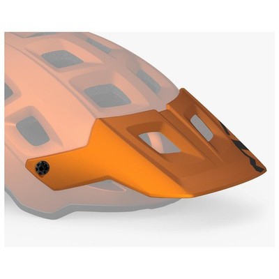 MET Terranova Visier UN Orange Titanium Metallic Matt Fahrradhelm Ersatzschirm