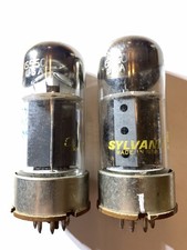 Sylvania 6550 Vacuum Tubes Matched Set, Very Strong
