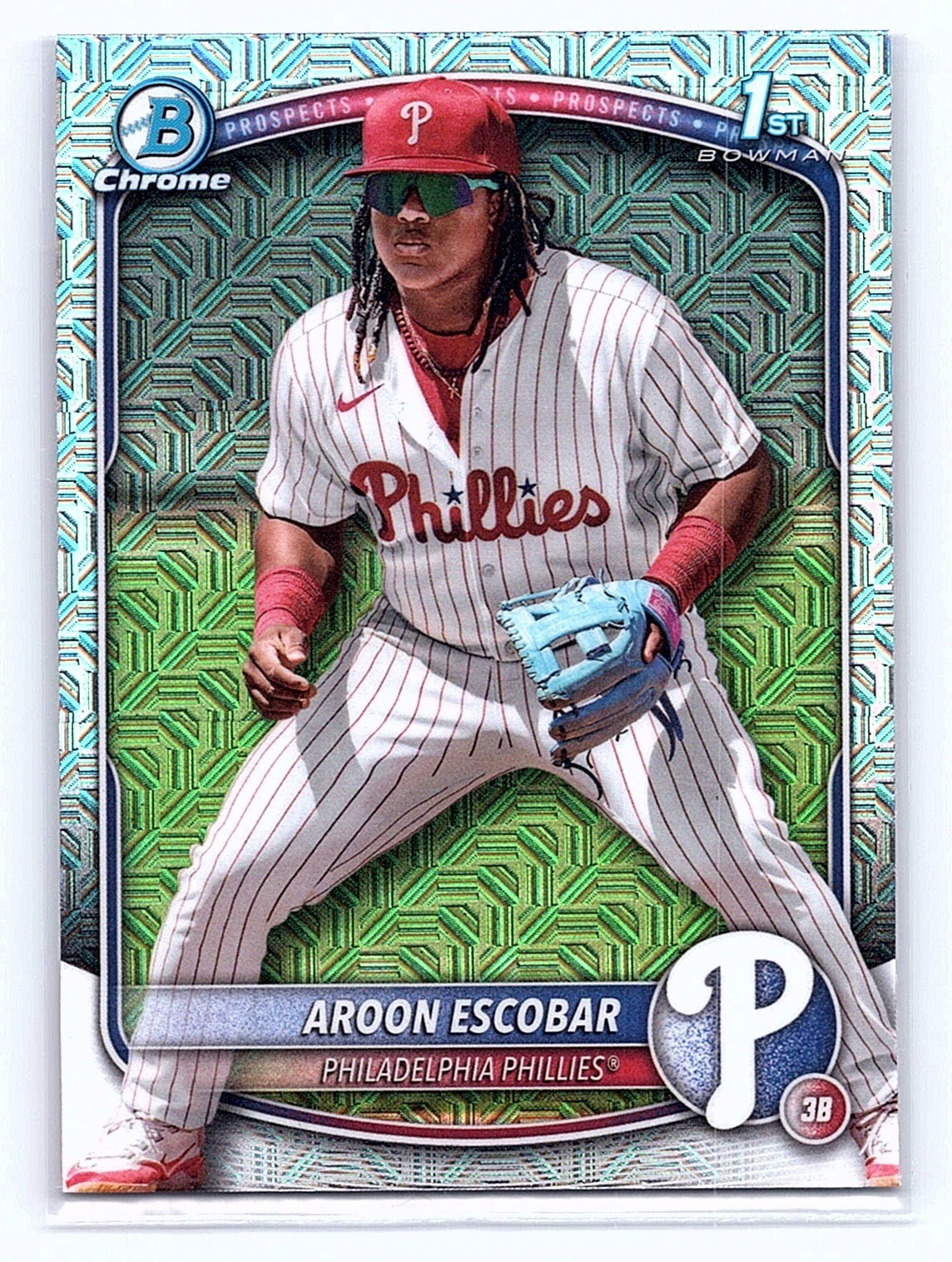2025 Bowman - Chrome Prospects Aroon Escobar #BCP-65 Mojo Refractor