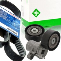 Bosch 6PK1496 Keilrippenriemen-Satz + Spanner FüR Ford Escort