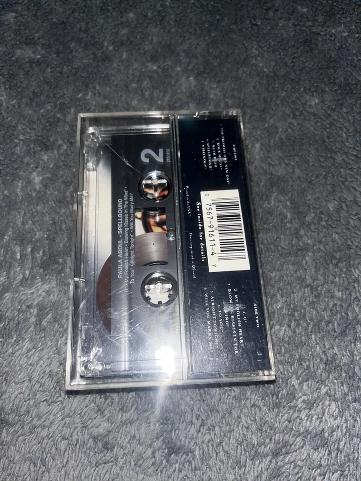 PAULA ABDUL Spellbound CASSETTE TAPE Vintage 1991 - Image 2 of 2