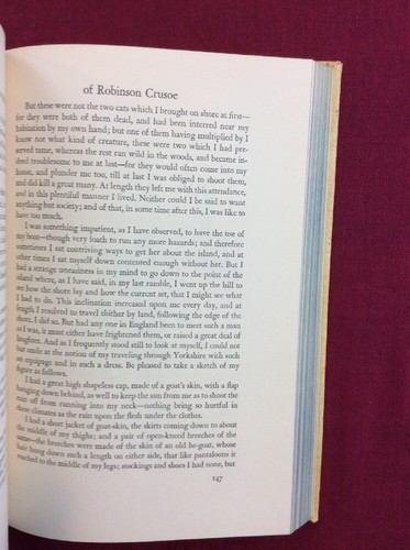 Robinson Crusoe HC No SC 1930 Daniel Defoe - Picture 12 of 12