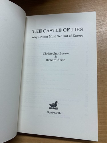 1996 " Castle Of Lies - Perché Britain Must Get Out Europa " Libro Tascabile - Picture 5 of 14