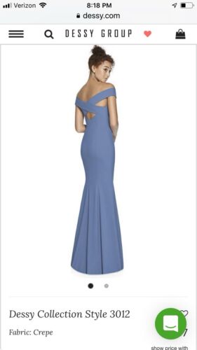 Dessy Collection Formal Blue Gown 6