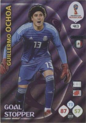 グレミオ PENALTY BICAMPEÃO MUNDIAL ジャーXL 2018 Panini Adrenalyn XL Fifa World Cup - Guillermo Ochoa #413 for
