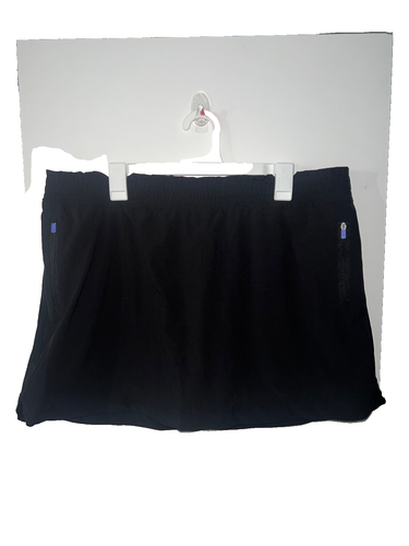Tek Gear Damen Skort Rock Gr. XXL schwarz Pull On sportlich Reißverschlusstaschen