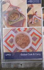 INDYGO JUNCTION Quilted Cook & Carry Tote Craft/Sewing Pattern # IJ993 -  NOS