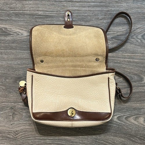 Sac bandoulière vintage Dooney & Bourke All Weather en cuir brut - Photo 16/16