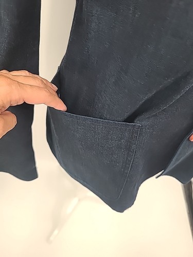 Abrigo Blazer Oliver Spencer Azul Índigo, Pequeño 100% Algodón - Imagen 11 de 23