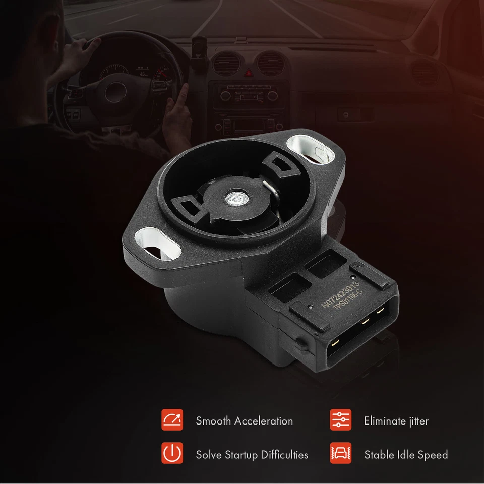 Sensor de posición del acelerador para Hyundai Elantra 1992-1995 Sonata Mitsubishi Eclipse Foto 3 de 4