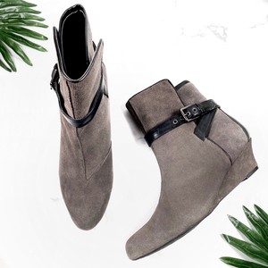 small wedge ankle boots