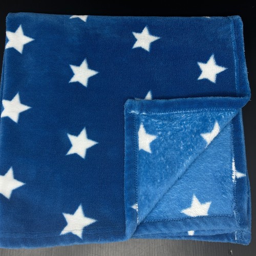 Cloud Island Target Blue Baby Blanket White Stars Fleece 2018 Lovey Security - Picture 2 of 4