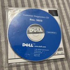 Vintage Software Dell Customer Diagnostic CD Rev. 1023