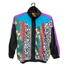 Vintage COTLER World Wide Authentic Sportswear women's Zip Track Jacket Size M