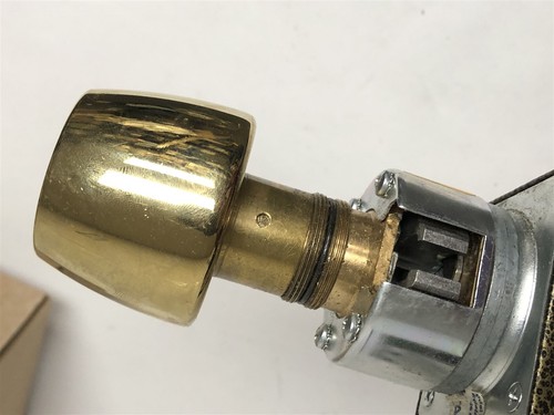 Simplex 6204-60 Cylindrical Combination Lock with Exterior Thumb Turn -Gold Tone - Picture 4 of 4