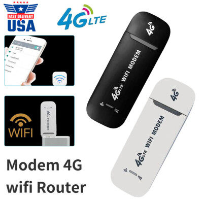 Wireless Unlocked 4G LTE Mobile Broadband Wi-Fi Routers Portable Modem Hotspot `