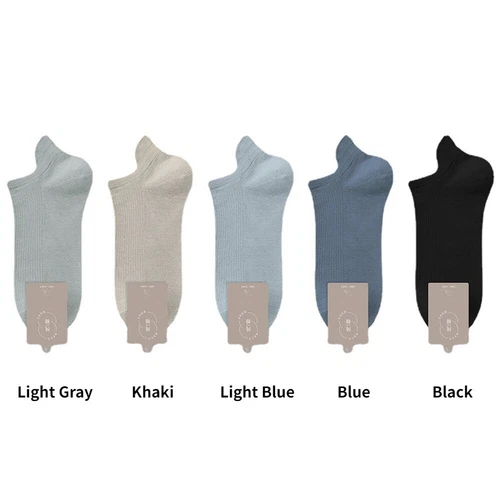 5Pairs High Quality 96% Cotton Men Socks Breathable Mesh Summer Anti-bacterial - Picture 24 of 35
