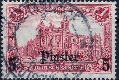 === Dt. Foreign Post Office Turkey Mi. 44 Stamped Kat. ===