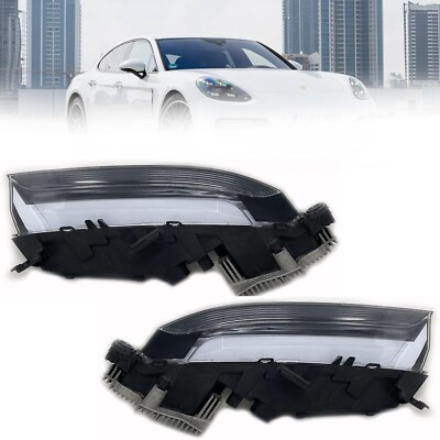 LED Bumper Fog Daytime Running Light Lamp LH RH For Porsche Panamera 2018-2020