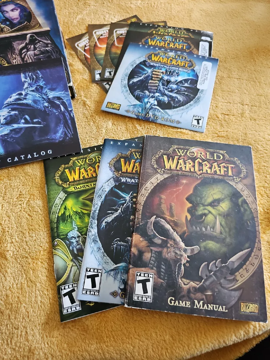 World of Warcraft Cover GAME Case Carton Box and cd NO GAME