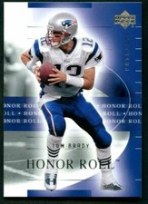 Tom Brady New England Patriots 2002 Upper Deck Honor Roll CARD #34 