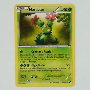 Maractus 12/114 Rare Black & White Pokemon Card