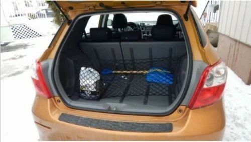 Red de carga organizadora de malla estilo sobre maletero trasero para Pontiac Vibe 2009-2010 Foto 4 de 4