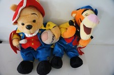2 Disney Walt Disney World 4th Of July 2000 Pooh  Tigger Bean Bag stuffed toy