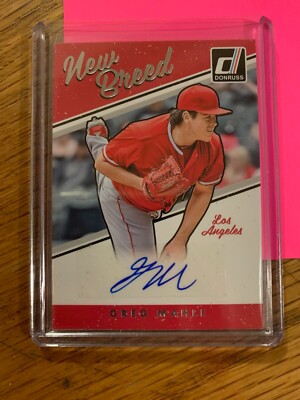 2017 PANINI DONRUSS GREG MAHLE NEW BREED AUTOGRAPH 