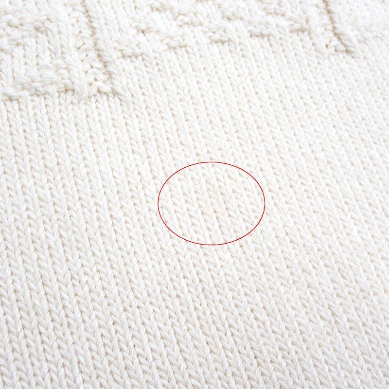 Tops】Maison Margiela Distressed Textured Knit Sweater Linen