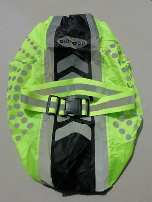 Hi Vis, Warnschutz reflektierender Rucksack wasserdichte Abdeckung & Hi Viz Gürtel