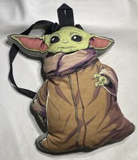 Star Wars "The Child" Baby Yoda Grogu Mandalorian 3D Shaped Plush Backpack 3yrs 