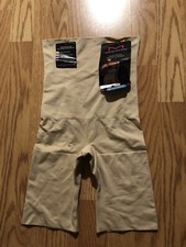Madeform Women  s High Waist Thigh Slimmer Beige Size Small New NWT