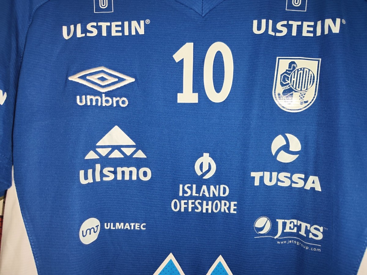Maillot De Foot Umbro IL Hodd Norvège – Homme Taille S – Bleu – N°10