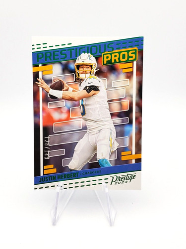 Justin Herbert #PP-18 2023 Panini Prestige Prestigious Pros card