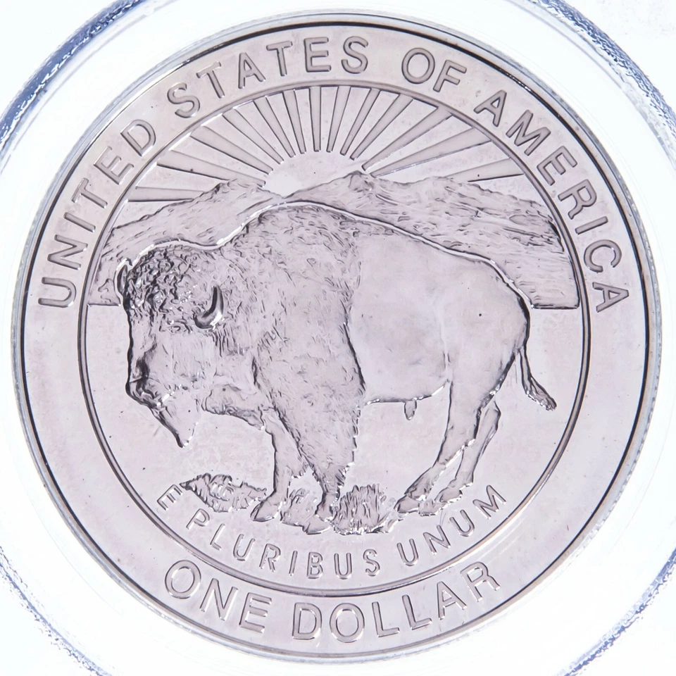 1999-P Silver Commemorative Yellowstone Round Graded by PCGS as PR69DCAM - Image 4 of 4