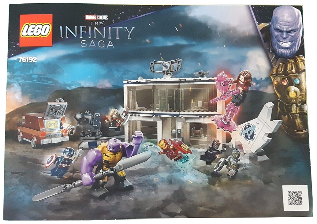 LEGO MARVEL Instruction Book ONLY for Set 76192 Avengers