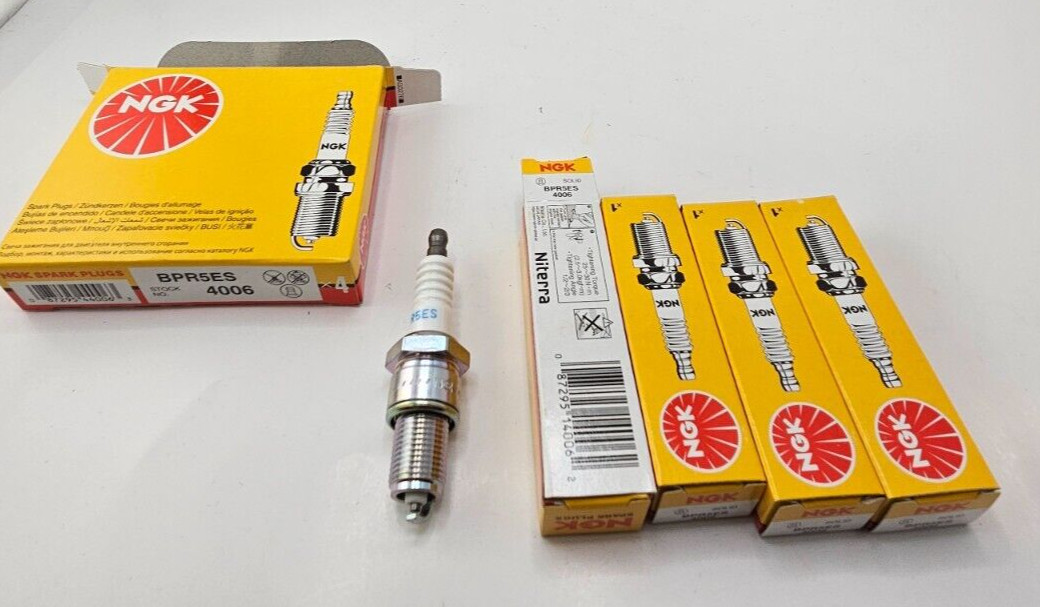 QTY 4 NGK Spark Plug 4006 BPR5ES for 1990-94 Pontiac Sunbird