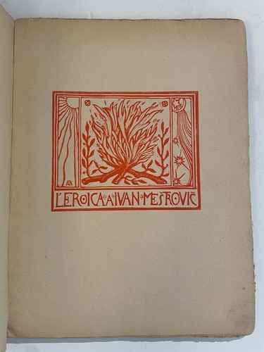 L'Eroica Diretta da Ettore Cozzani 1914 Serbian Issue Ivan Mestrovic - Picture 3 of 7