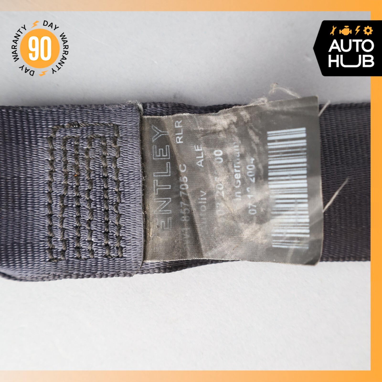 03-06 Bentley Continental GT Front Left Driver Side Seat Belt Blue OEM 65k